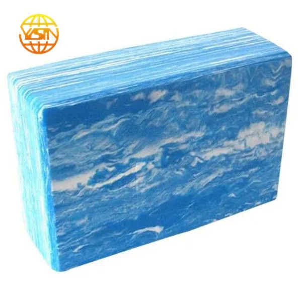 Gray Yoga Blocks New Design Print Soft Surface Light Weight