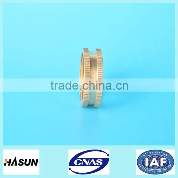 2015 the Best Selling Precision Brass Round Knurled Nut,brass Flat Nut photo-3