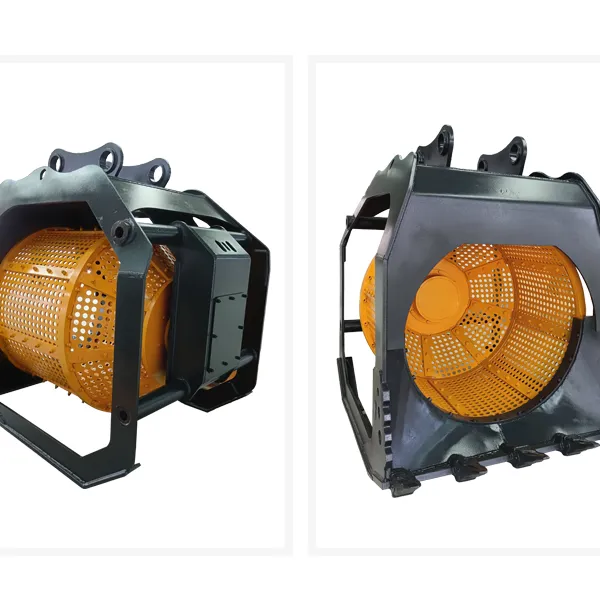 ZHONG XIE Engineering and Construction Machinery Hydraulic Rotary Screen Bucket photo-6
