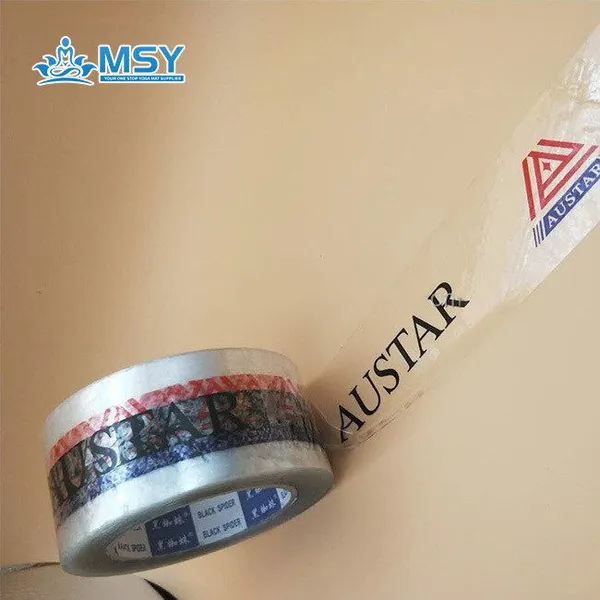 Strong Adhesive Customized Branded Logo Printed BOPP Packing Tape With Company Logo