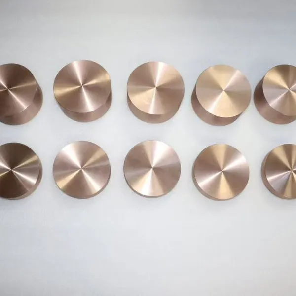 Factory Custom High Quality Sintered Tungsten Copper Alloy Round Bar Block for Electrode photo-4