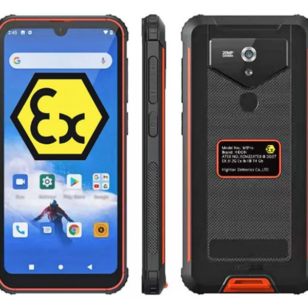 M1pro Cheapest Factory 6.08 Inch 4GB+64GB IP68 Android 13 Rugged Mobile Phone With PTT NFC SOS GPS Fingerprint Function photo-4