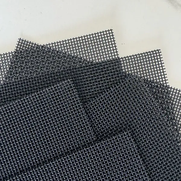 Customized 316 Black Powder Coated Stainless Steel Security Sheet Gauze Balcony Dust Proof Window Screen Mesh