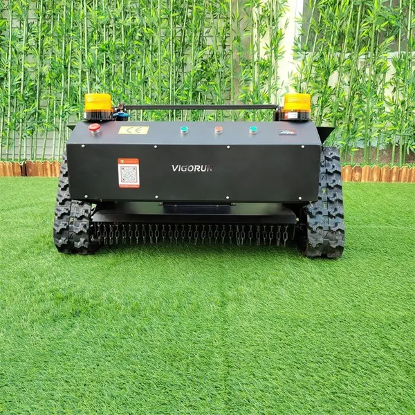 Hybrid All Terrain 550Mm Cutting Width Electric Start Remote Operated Weed Trimmer photo-6