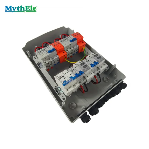 MythEle MXN 2-Input 2-Output Solar Combiner Box for Residential & Commercial PV