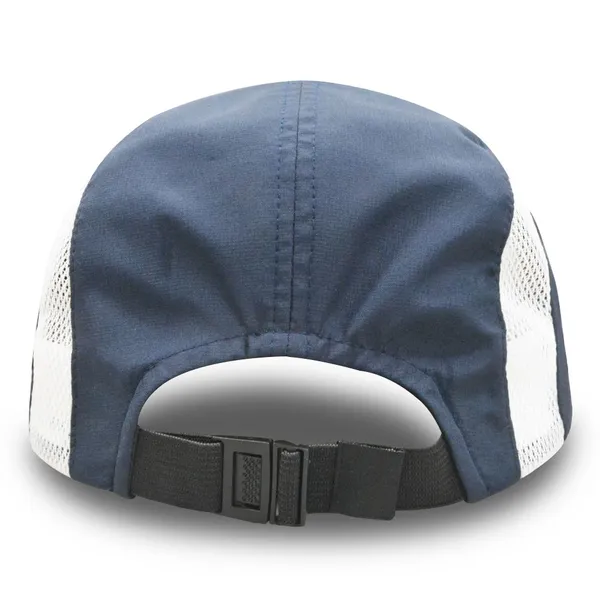 Quick Dry Outdoor Cap Camp Cap Laser Cut Perforated Custom Polyester Nylon Running Hat Custom Logo Camping Cap for Mens photo-2