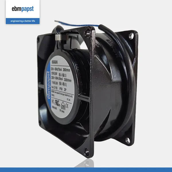 8556N Ebmpapst Fan Axial EBM-PAPST FAN Type:8556N EBM AC FAN 230V 80 x 80 x 38 mm photo-4