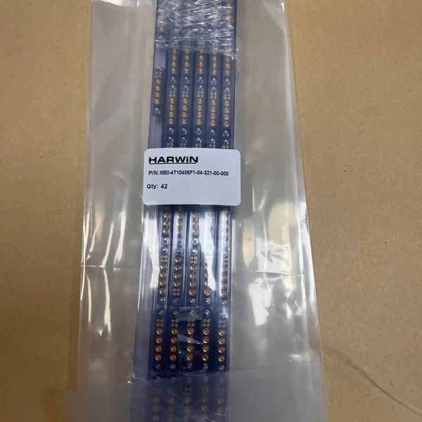 Harwin M80‑4T10405F1‑04‑321‑00‑000 4‑Power+4‑Signal Vertical Through‑Hole Female PCB Receptacle