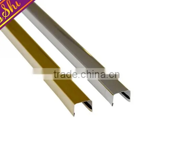 U Shape Decorative Stainless Steel Edge Protector Tile Trim photo-2