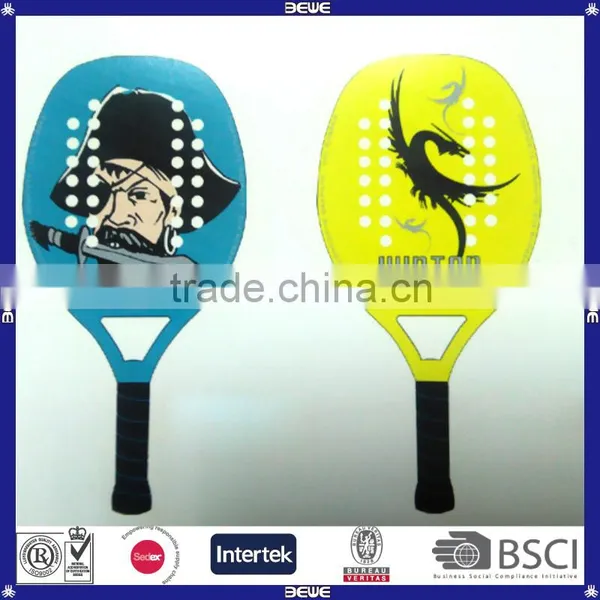 OEM Design Customized Logo Outdoor Carbon Beach Tennis Racket photo-5