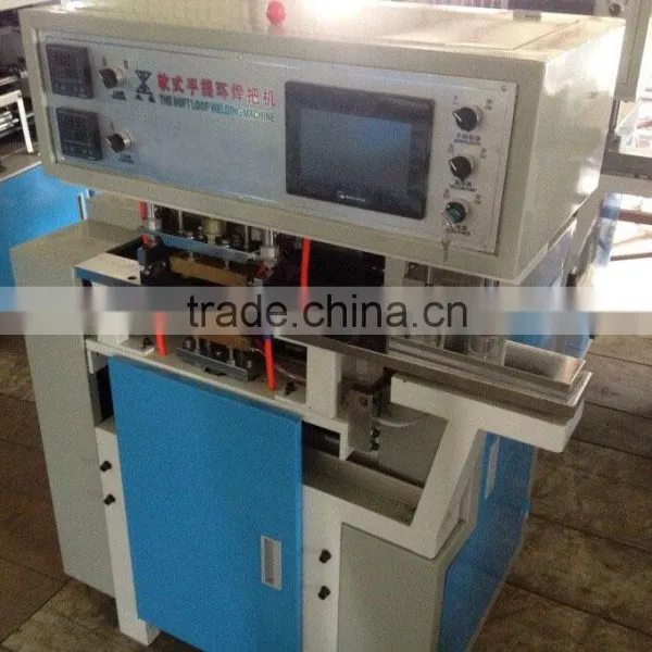 Factory Price Automatic Soft Loop Handle Plastic Bag Making Machine photo-6
