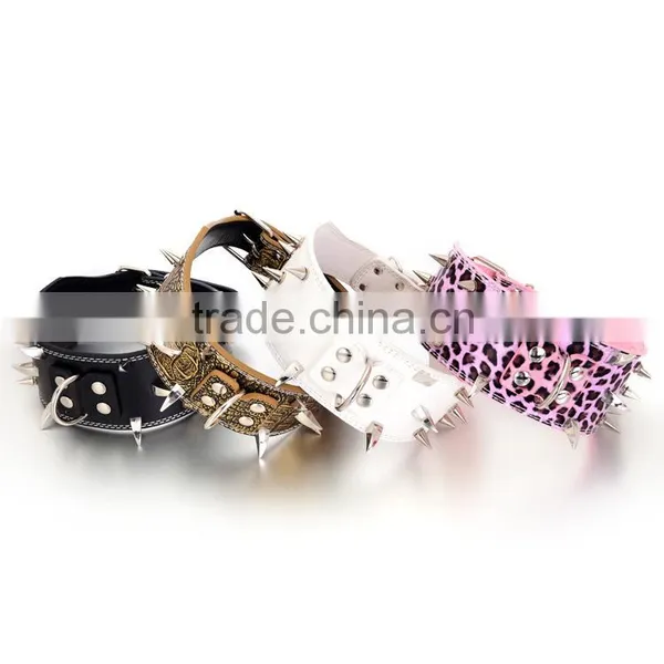 Manufacturer Selling Spike Nails Pet Collars Big Strong Dog Collars photo-2