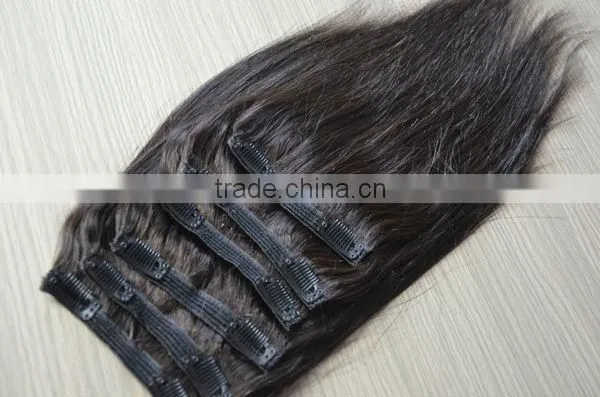 Remy Hair Wholesale Price Human Hair Clip in Grade 5a 6a 7a 8a Pure Indian Remy Virgin Human Hair Weft photo-4