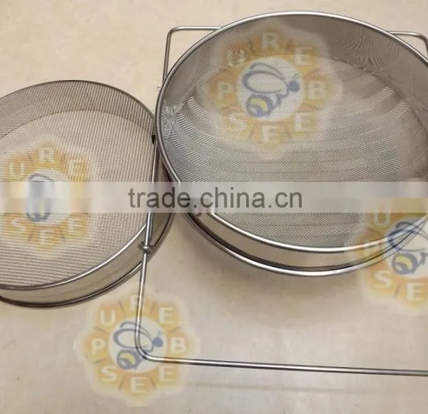 High Quality Stainless Steel Double Layer Honey Filter Honey Strainer photo-2