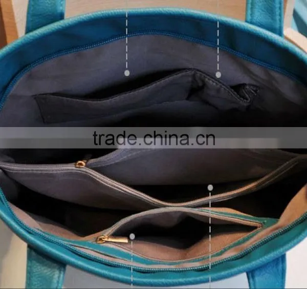 Hot Sale Fashion Women pu Tote Bag Different Colors photo-6