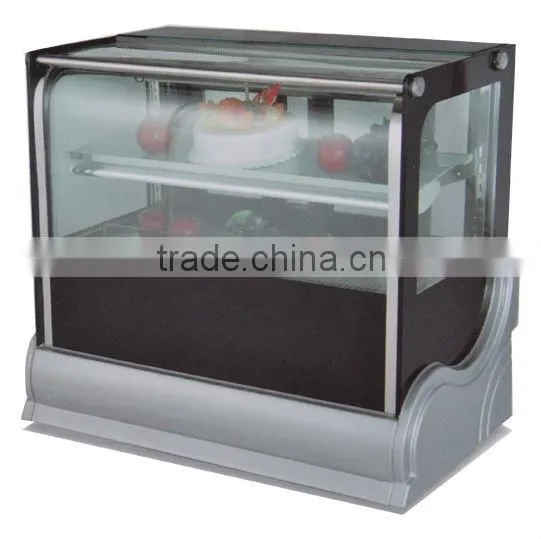 PK-JG-CTR900 Elegant Shape, the Table is All Glass Cooling Scries for Supermarket Luxury Count Top Showcase