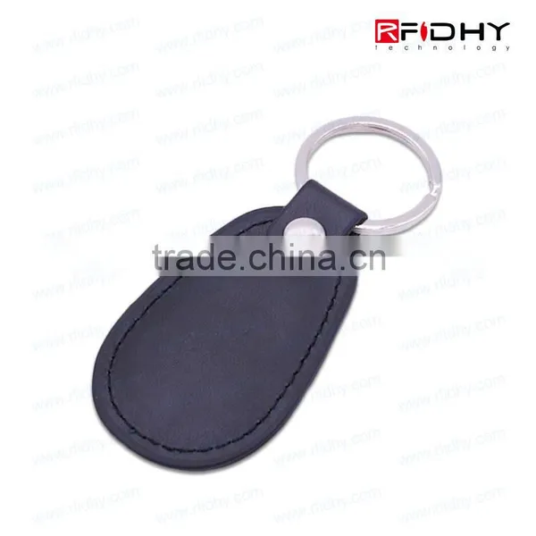 Reusable Leather NFC Key Fob for Time Attendance Management photo-2