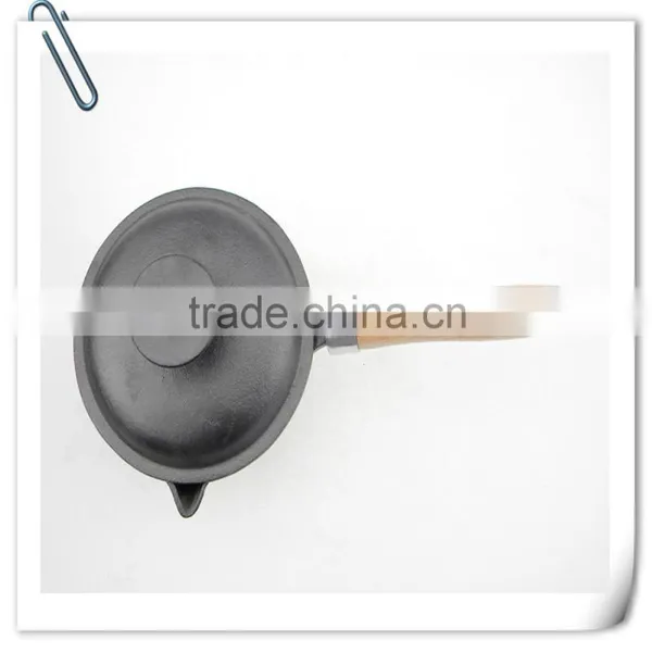 Kitchen Cast Iron Frying Pan With Long Handle