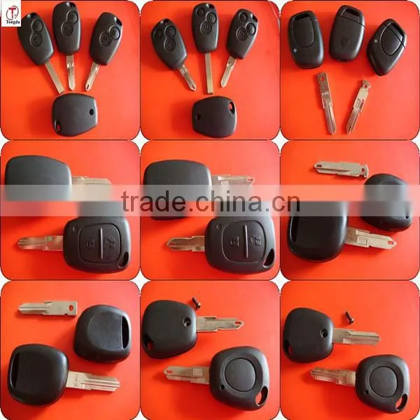 TD-REN009, TRAFFIC KANGOO VIVARO TRANSPONDER REMOTE KEY SHELL FOB CASE BLANK FOR RENAULT photo-2