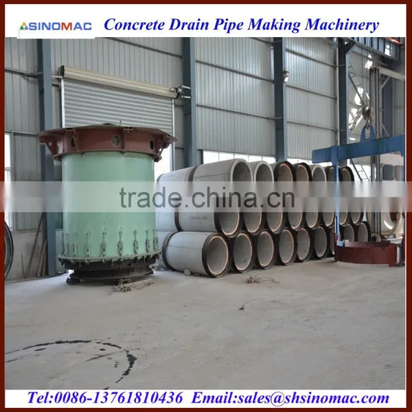 High Quality Socket Reinforced Concrete Drainage Pipe Production Machine photo-3