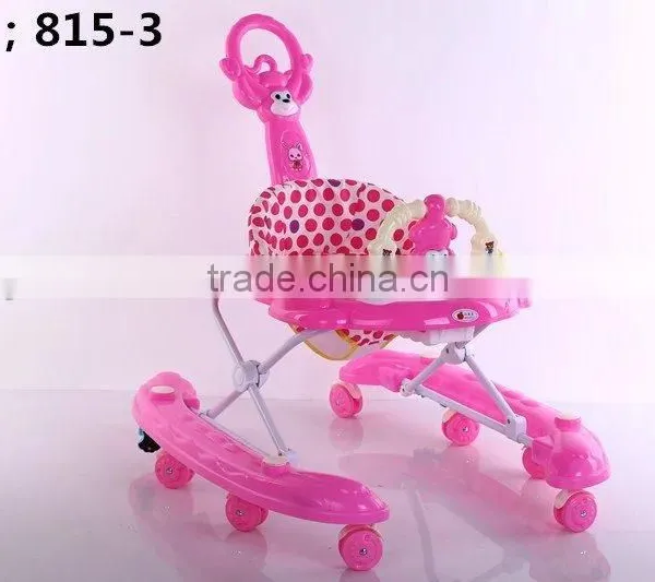 New Style 3 in 1 Baby Walker CE Approval /swivel Wheel Kids Walker With Tray photo-4
