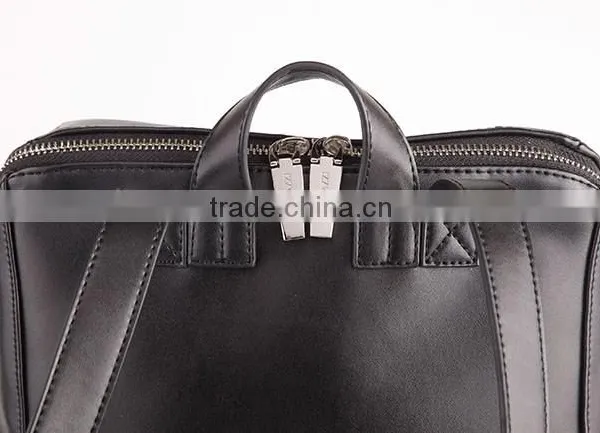 4741 Black Color Fashion PU Material Women Custom Sport Backpack, Backpack Manufacturer China photo-6
