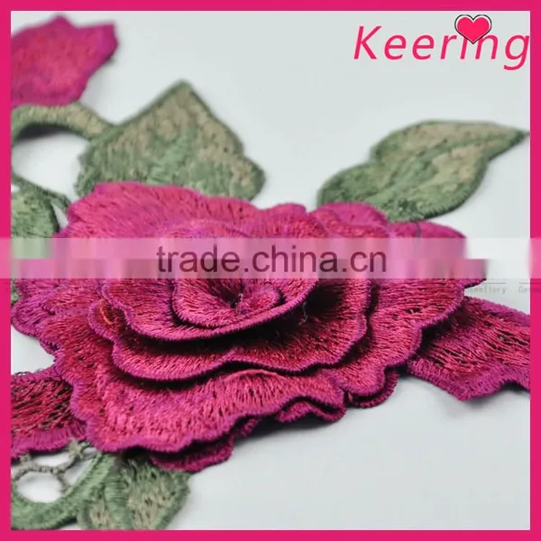 Handmade Flower Applique Embroidery Pattern for Wedding Dress Decoration Quality Choice photo-2