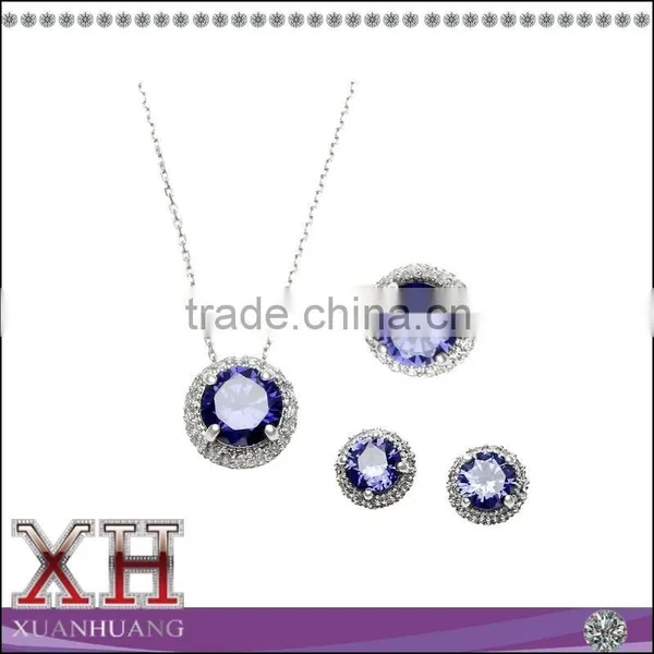 Jewelry Set 2015 Fashion Necklace Earrings Ring Set Jewelry Silver Jewelry photo-2