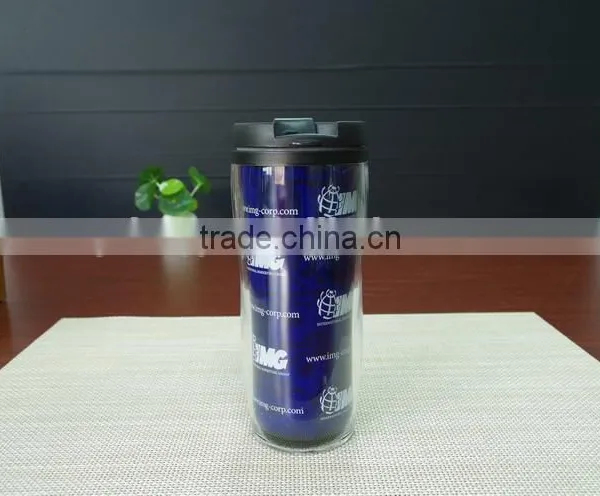 Custom Logo Double Wall Plastic Color Changing Magic Coffee pp Tumbler photo-6