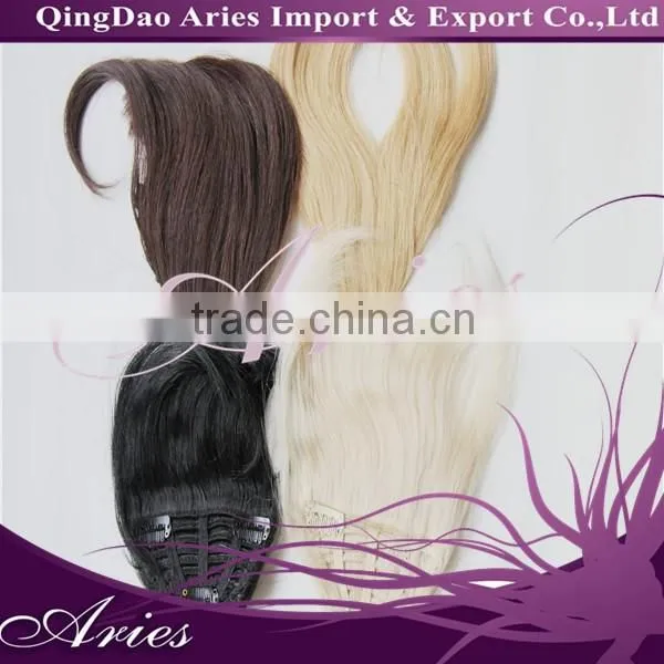 2015 Factory Price Hot Sale Black Hair Bangs !!! Clip Natural Hair Bangs ,double Weft Full Cuticle Human Hair Bang photo-6