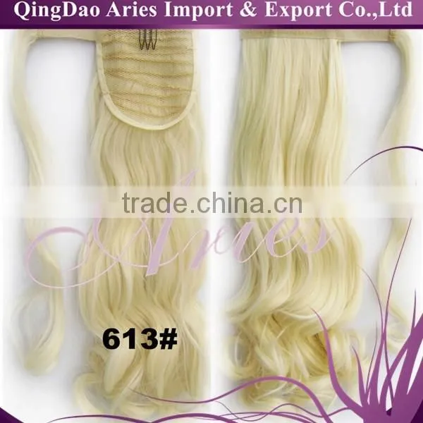 Wholesale Premium Fashion Cheap Heat Resistant Synthetic Ponytail photo-5