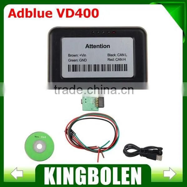 2016 New Truck Adblue VD400 V4.1 ADBLUE Emulator 8 in 1 With Nox Sensor Adblue Emulator 8in1 Truck Diagnostic Tool