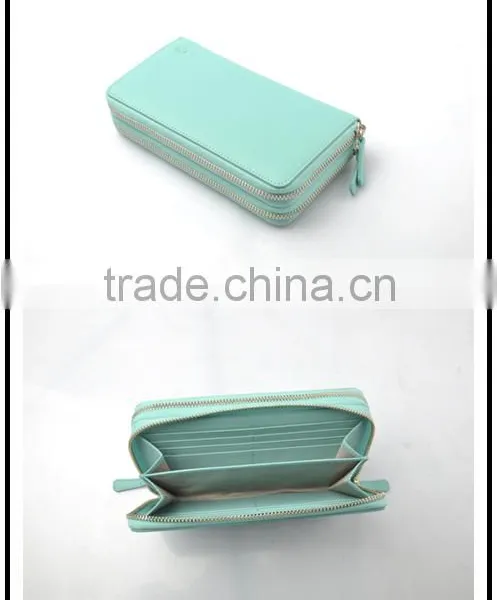 2016 Sales Handmake Brown Vintage Leather Men Slim Card Holder
