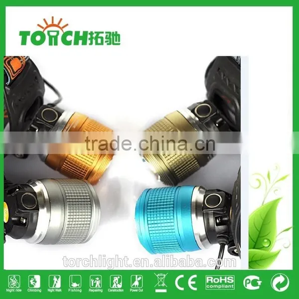 Zoomable LED Headlamps Super Bright Rechargeable Headlight Use 2*18650 Head Torchled Headlamp photo-4