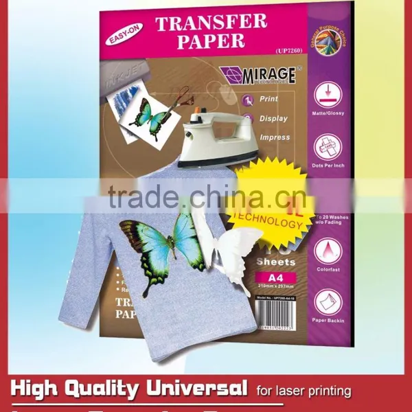 Premium Quality Universal Laser Light Fabric Transfer Paper photo-2
