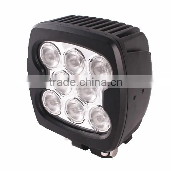 High Bright 12v 24v 80w LED Square Work Light Spot Beam7" Square Led Driving Lights for Offroad 4x4 Truck Jeep Atv Suv Ute Vehic photo-3