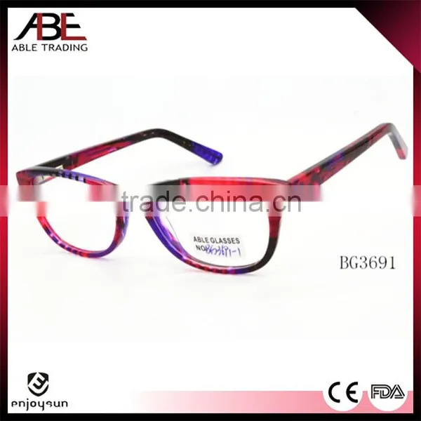 2016 High Quality Designer Handmade Acetate Optical Frames Optics