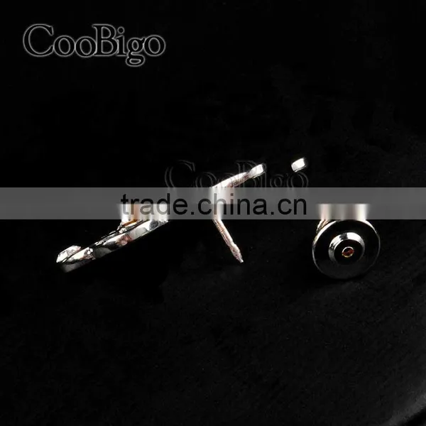 Fashion Jewelry Charming Rhinestone Musical Note Cuff-Link Silver Unisex Party Wedding Gift Promotion Apparel Accessories photo-3