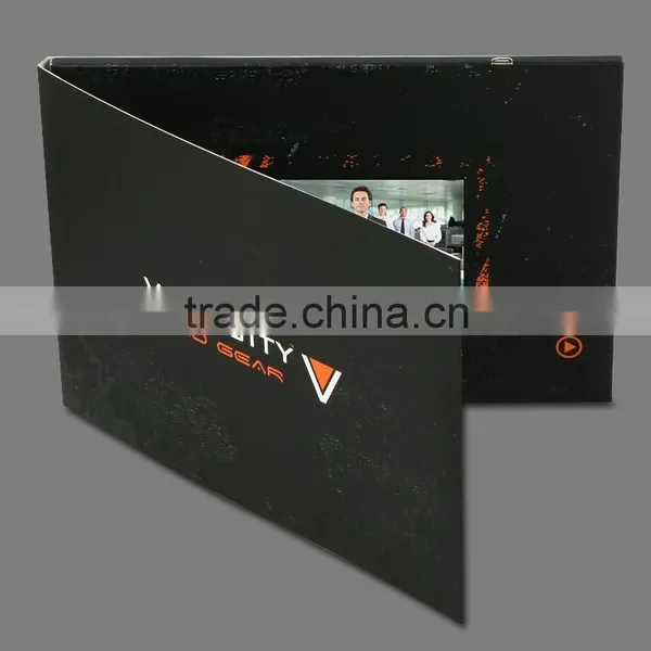 2016 Creative TFT LCD Video Greeting Card, Promotional Video Brochure Card photo-3