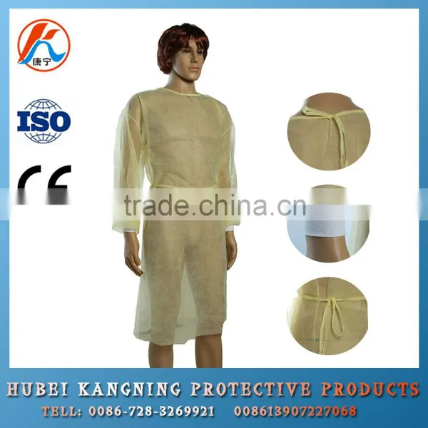 Sterile Hospital Clothing Patient Surgeon Medical Gown White photo-3