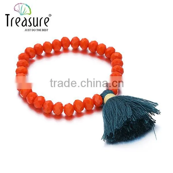 Fashion Jewelry Vintage Ethnic Wholesale DIY Fashion Crystal Charms Glass Bead Bracelet photo-3