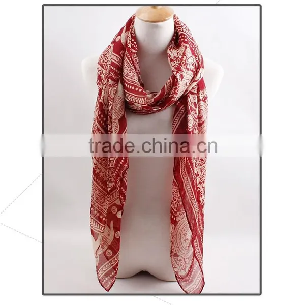 Wholesale 50%Viscose+50%Cotton With Twisted Fringes Long Plain Color Lady Scarf