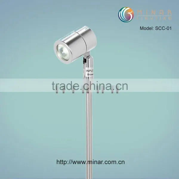 High brightness, Aluminum shell,1-1W, LED cabinet spotlights