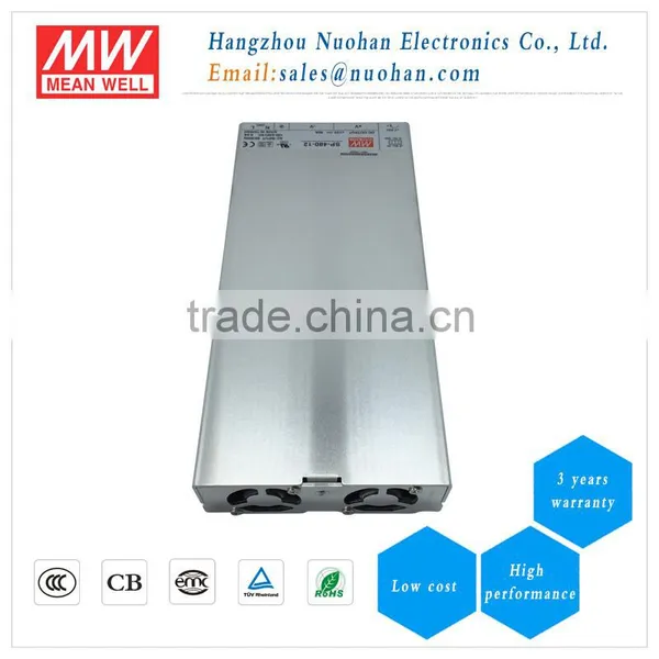 Meanwell ul Power Supply SP-480-12 480W 12V 40a Pfc Switching Power Supply 12v photo-2