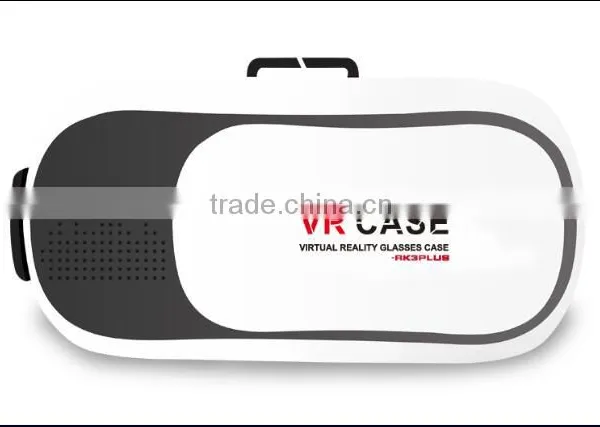 2016 Virtual Reality Glasses VR Box Fit 4.7 to 6.0 Inch Mobile Phone 3 d Glasses Print Logo vr Headset photo-3
