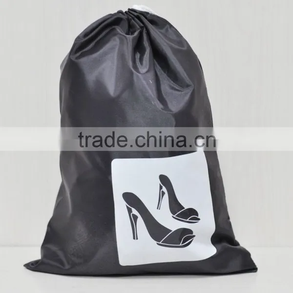 Promotional 210D Custom Printed Drawstring Shoe Bags photo-3