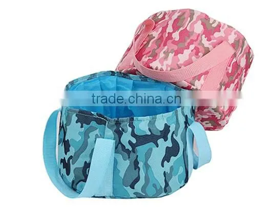 New Portable Water Bucket Outdoor Foldable Camping Travel Car Washbasin Footbath photo-2