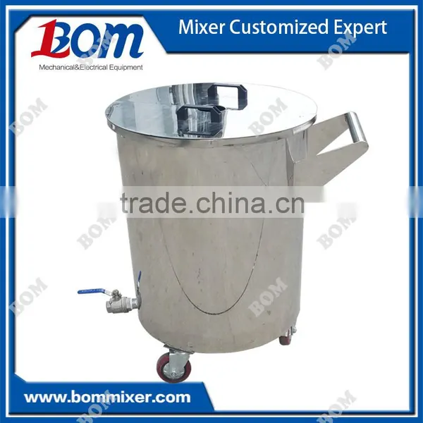 Material Tank With Flat Cover and Bottom