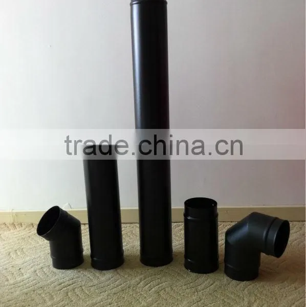 CE Enamel Chimney Flue Pipe 90 Degree Elbow Enamel Chimney Flue Pipe photo-2