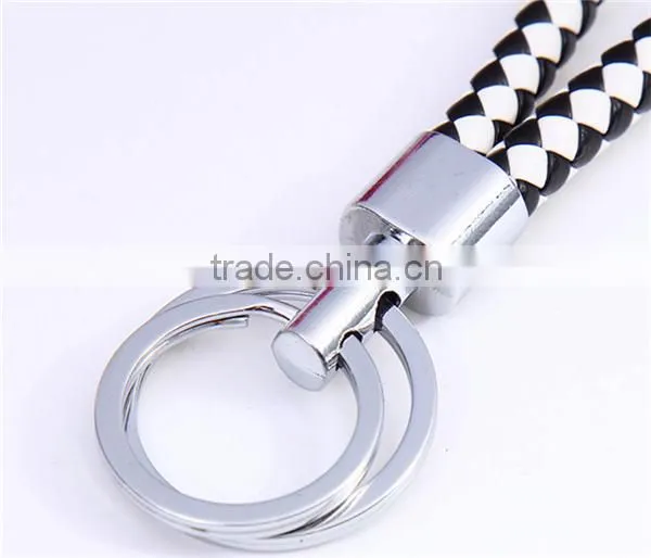 Colorful Braid Leather String Key Chains Advertising/promotion Gift photo-5